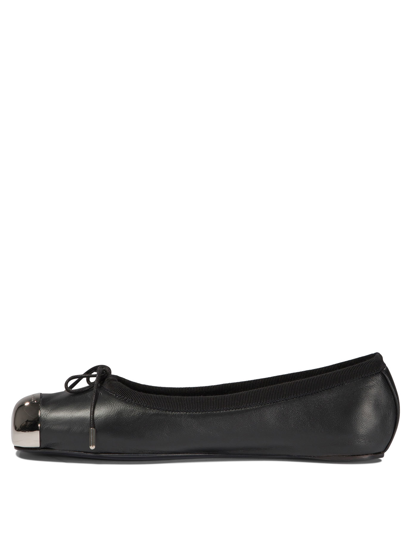 ALEXANDER MCQUEEN Black   Punk ballet flats